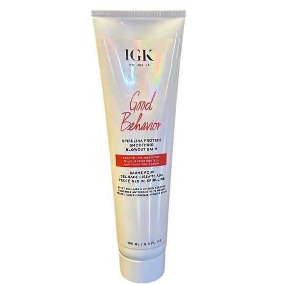 IGK Good Behavior Spirulina Protein Smoothing Blowout Balm 5.0 oz – Brand New - Picture 1 of 2